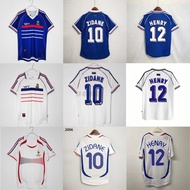 French retro soccer jersey ZIDANE Zidane HENRY Henry retro short sleeve quick drying sweat wicking j