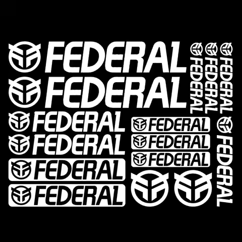 for Federal bmx Vinyl Decal Stickers Sheet Bike Frame Cycles Cycling Mtb