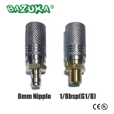 Air HPA Soft Extended Air Charging Quick Release Adapter Socket 1/8BSP(G1/8) 8mm Male Nipple Accesso