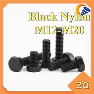 Black Nylon Allen Screw Plastic Screw Insulated Hex Head Screw Plastic Bolt Screw M12/M14/M16/M18/M2
