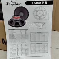 Speaker Blackspider 15400 Mb 15Inch 750 Watt Coil 3Inch Kualitas Bagus