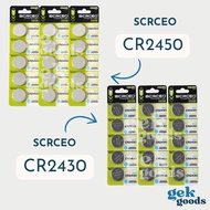 [5pcs $6.00] Generic CR2450 Battery CR2430 2450 Battery Generic 2430