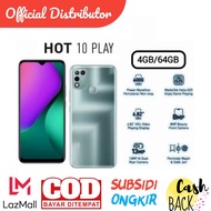 [SECOND LIKE NEW] INFINIX HOT 10 PLAY -  4GB+64GB - FULLSET ORIGINAL TERMURAH
