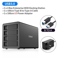 ORICO 35 Series 5 Bay HDD Docking Station พร้อม Dual Chip 150W เคสฮาร์ดไดรฟ์ในตัวสำหรับฮาร์ดไดรฟ์2.5