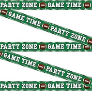 Football Party Banner | (1 Pc) 8” Inch Tall X 25’ Feet Long | Football Banner Tape Decoration | Foot