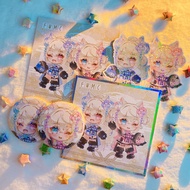 Badge, Sticker, Artprint, Shikishi - Fuwamoco Kimono ( Hololive EN Vtuber )