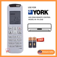 YORK AIR COND AIR CONDITIONER REMOTE CONTROL FOR REPLACEMENT YK-1318