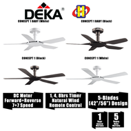 Deka Ceiling Fan (42Inch/56Inch) CONCEPT Series 14-Speed DC Motor Remote Control Ceiling Fan CONCEPT 1 / CONCEPT 1 BABY