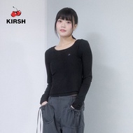 [KIRSH] SLIM-FIT LAYERED RIBBED LONG SLEEVE | 26SS | women tops | shirt for women | tops korean