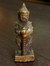 F14 ท้าวเวสสุวรรณ หลวงปู่สรวง (เทวดาเดินดิน) เนื้อโลหะ ยืนสง่า วัดไพรพัฒนา จ.ศรีสะเกษ เสริมพลังอำนาจ