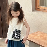 Children Bags Cute Niche Design Girl 2025 Messenger Bag Trendy Unique Fashion Baby Change Small Squa