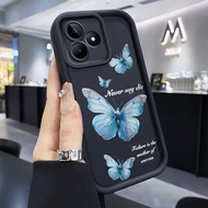 Casing hp for Realme C53 C51 C51s Note 50 Narzo N53 Case sun protection casing butterfly pattern bir