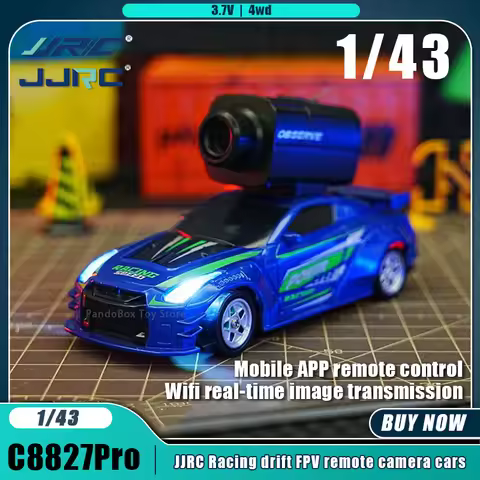 Mini JJRC C8827pro 1:43 Rc Car with Camera Gyroscope 4WD 2.4G Full-proportion Drift Racing Remote Co