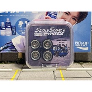 Diecast Scale Stance BBS LM-R Static Rims (non-rolling)