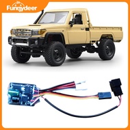 Funnydeer 7A chải ESC Cung cấp thay thế điều khiển tốc độ điện cho mn99s mn82 1/12