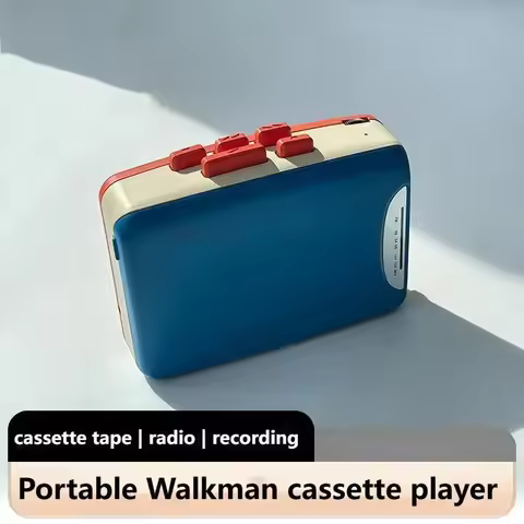 Bayin Box New Colored Cassette Player Portable Radio Player Walkman Learning Player Gift Portable Wa