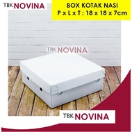 [1pcs] Rice Box Thick White Rice Box/ Rice Box/