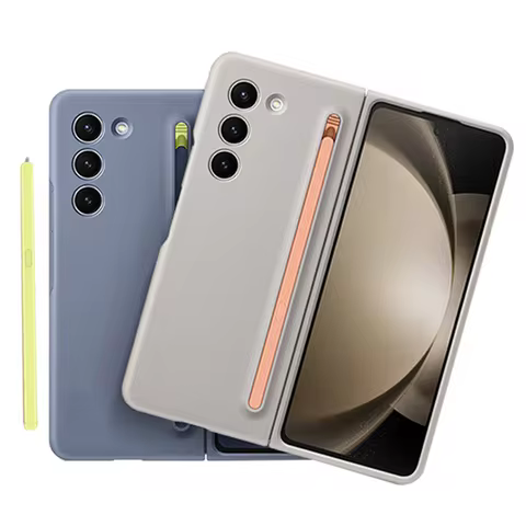 For Samsung Galaxy Z Fold 5 S-Pen Protective Case Cover, Samsung Galaxy Z Fold5 Liquid Silicone Shoc