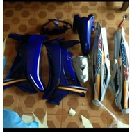 Cover set bodi body alus vega R new biru silver 2006 2007