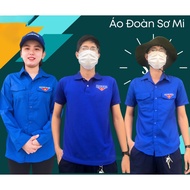 -Vietnamese Youth Union Shirts, Youth Uniforms - Youth Union Shirts for Men and Women with Embroider