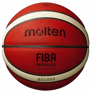 Molten BG5000 B.League Official Game Ball, Orange, Size 7