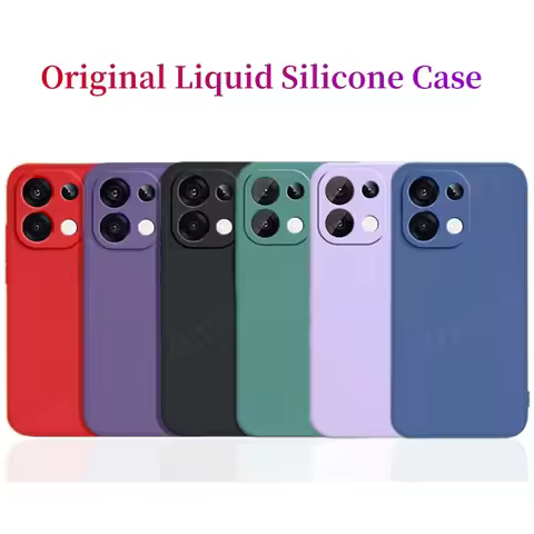 For OPPO Reno 16 Pro Case OPPO Reno 16 Pro Cover Fundas Coque Soft Original Liquid Silicone Phone Bu