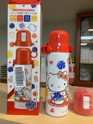 日本帶回 Skater 超輕量 兩用 2way不鏽鋼 保溫瓶 直飲 杯飲 水壺 580ml Hello Kitty