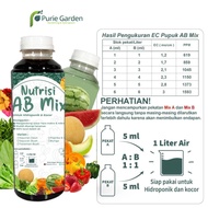 AGS13-pupuk nutrisi ab mix sayuran buah cabe bunga cair 250ml pekat pg