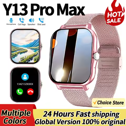 LAXASFIT New Smart Watch Y13 Pro Max 1.83-inch HD Display Bluetooth Call Message Alert Sports Mode S