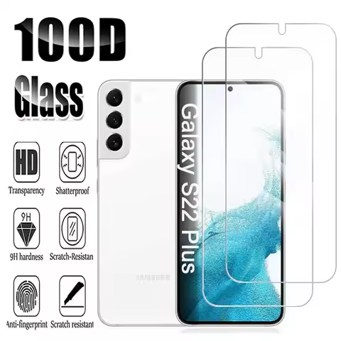 For Samsung Galaxy S22 + 5G/S23 + 5G 2/4PCS HD Tempered Glass Film - Screen Protector for Mobile Pho