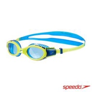 SPEEDO 兒童運動泳鏡 Futura Biofuse Flexiseal 萊姆綠/藍【線上體育】SD811595C585N 