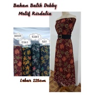 Dobby Doby Batik Fabric, Riskalia Motif, Dobby Batik, Meter