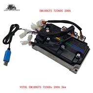 Motor Electric Motorcycle Motor Scooter For ligent Programmable EM100GTS 72360S 200A 3kw Brushless D