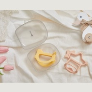 [Moyuum] Wrist Teether Gift Pack 2pcs + Case ㅣ Self-standing & safe platinum silicone for hygienic u