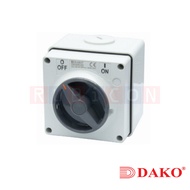 "DAKO" DKF56SW-220 WATERPROOF Knob SWITCH 2P 20A 250V (WATERPROOF ROTARY SWITCH)