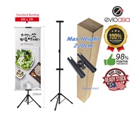 Tripod Display Stand T Bunting Banner Double Sided For Standard 6ft x 2ft Bunting