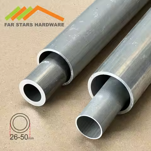 7075 aluminum alloy tube large diameter ODxID 26x22 27x24 28x25 30x26 32x27 35x31 40x32 50x40mm Avia