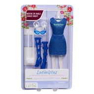 Latinistas Fashion Pack “Dance Night” Costume and Accessories Set (6 Pieces) for 30cm tall Latinista