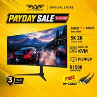 Armaggeddon 34" 5K2K Dual Mode | PIP PBP KVM | 360Hz/180Hz USB-C 65W Curve Gaming Monitor | PXP34