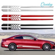 QICARKEY Car Stickers, Waterproof PVC Car Side Body Decals, Self-adhesive Removable Car Accessories 