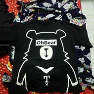 OH BEAR SHIRT WITH FRONT POCKET SIZE 22.5x29 inch