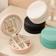 Round Jewelry Organizer Accessories Organizer Jewelry Case Box Earring Organizer Travel Organizer