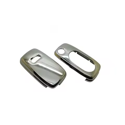2PC Silver Color Hard Plastic Key Shell Car Key Case For Audi A2 A3 A4 A6 A8 TT