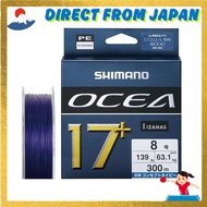 Shimano PE Line Ocea 17+ PE 300m LD-A71Y 8号 (139lb) SW Navy,Direct from Japan
