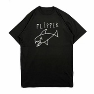 FLIPPER FISH LOGO BAND T-SHIRTS/QUALITY DISTRO T-SHIRTS