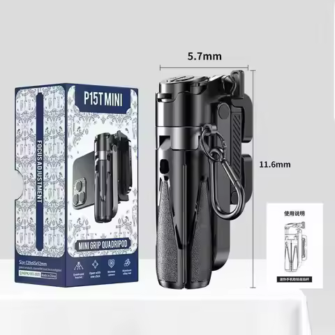 New Latest Upgrade P15 Mini Portable Phone Holder Selfie Stick P15T Mini Adds Bluetooth Remote Contr
