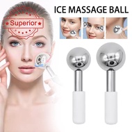 Stainless Ice Hockey Beauty Ball Facial Cryo Ice Globes Eye Care Massage Face Skin J9m1