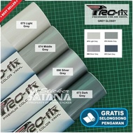 Skotlet Silver Glossy Scotlet Abu Muda Tua Gloss Stiker Grey Kilap Metalik Sticker Perak Meteran Dec