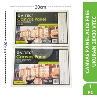 [1 PC] Acrylic Canvas Panel Cotton Panel Frame Painting Canvas/ Free Size 20 x 30 cm Vtec