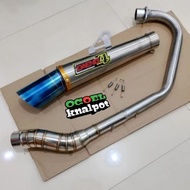 Exhaust DAENG4/NLK Y15/Y15ZR/RS150/LC135/SUZUKI RAIDER 150 CARB/FI